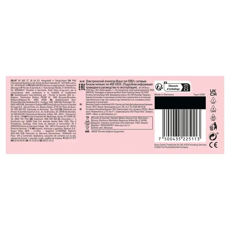 Braun Braun Silk-Épil 7, Epilierer für einfache Haarentfernung, lang anhaltend weiche Haut, 7-041