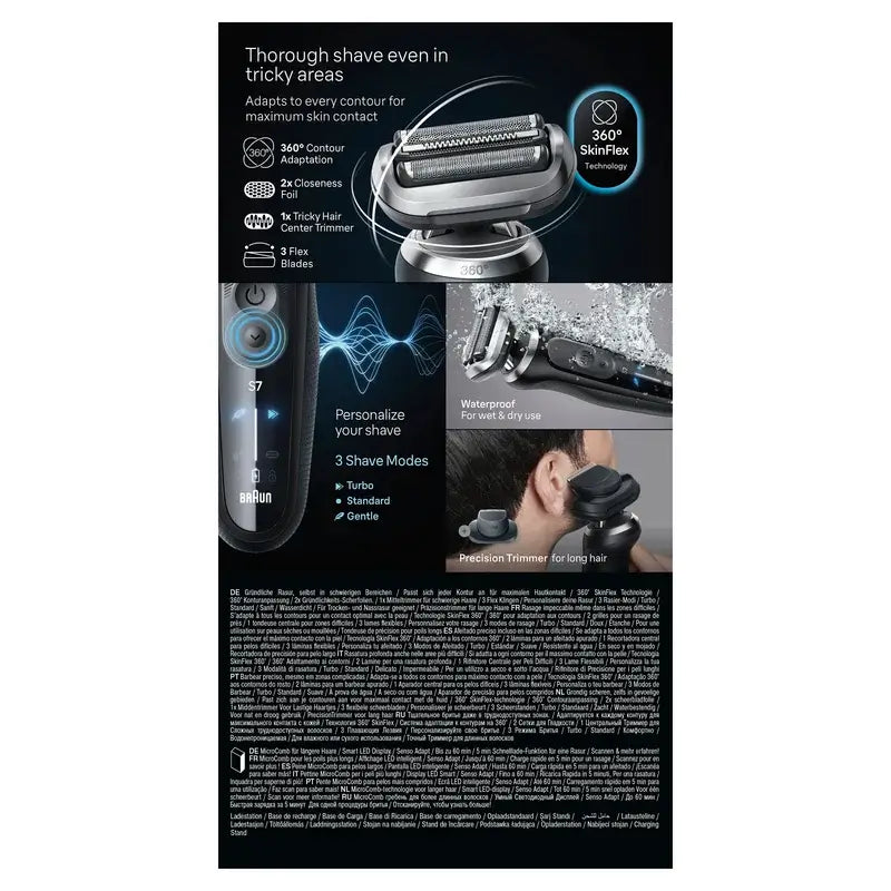 Braun Series7 Rasierer 72-N4200Cs Schwarz
