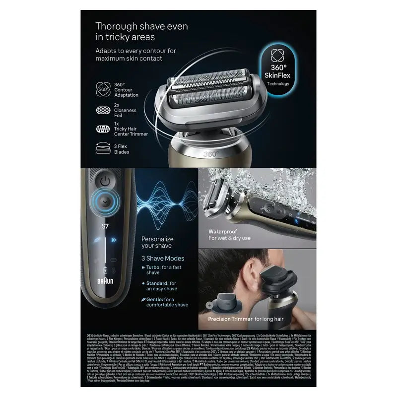 Braun Series7 Rasierer 72-C7200Cc Golden