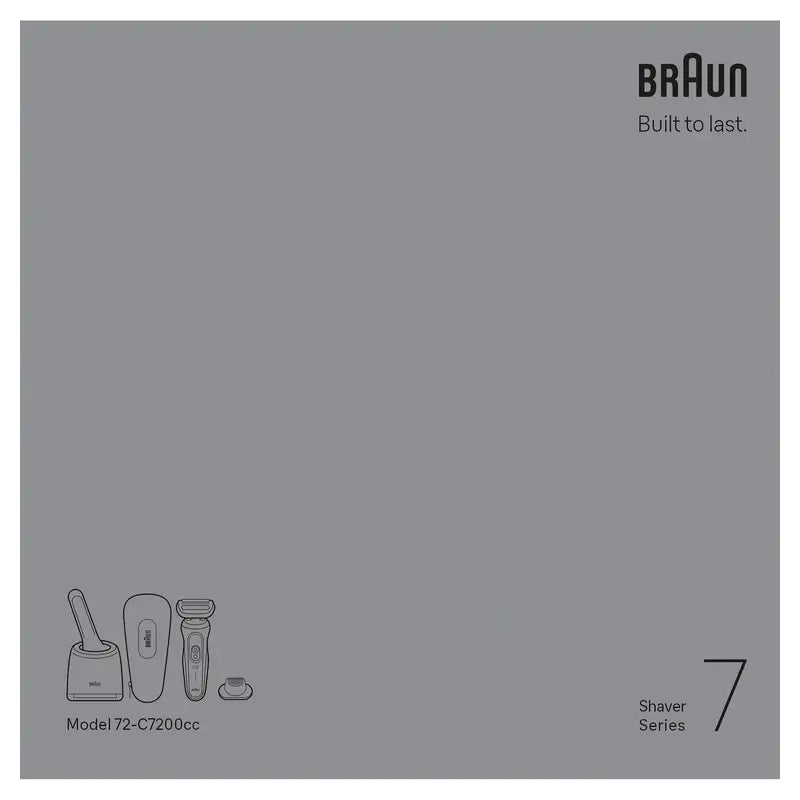 Braun Series7 Rasierer 72-C7200Cc Golden