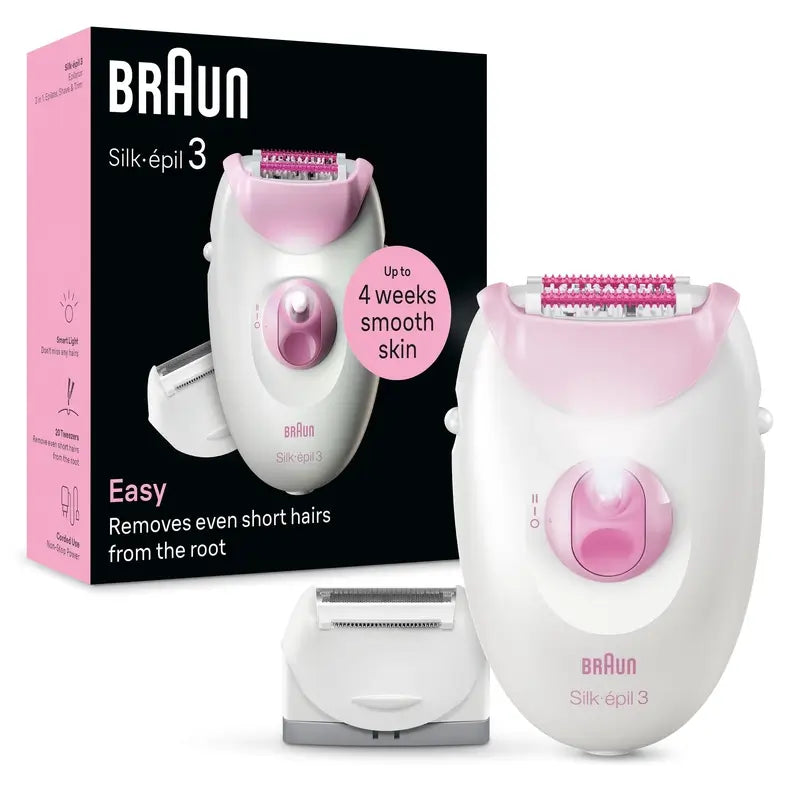 Braun Silk-Épil 3 3-270, Elektrischer Epilierer für Frauen
