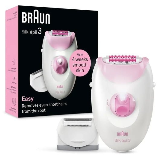 Braun Silk-Épil 3 3-270, Elektrischer Epilierer für Frauen
