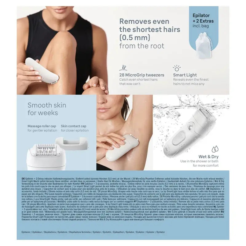 Braun Silk-Épil 5-610, Elektrischer Epilierer für Frauen