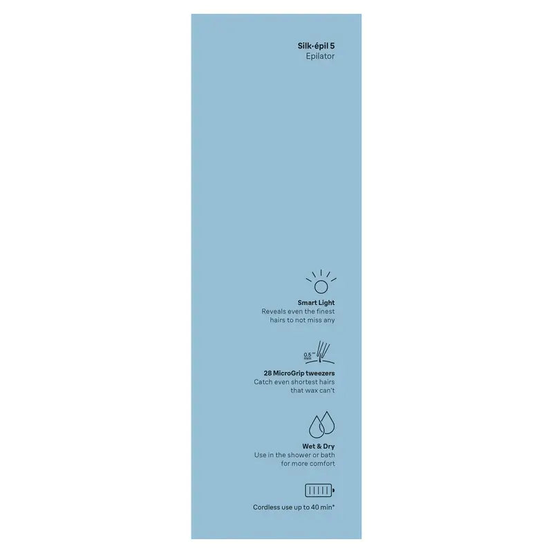 Braun Silk-Épil 5-610, Elektrischer Epilierer für Frauen