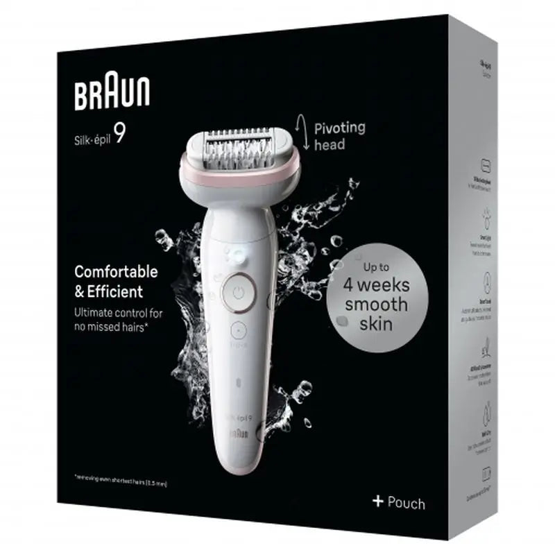 Braun Silk-Épil 9 SES9-000, Elektrischer Epilierer für Frauen