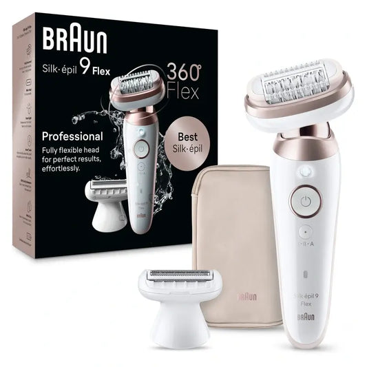 Braun Silk-Épil 9 Flex 9002, Elektrischer Epilierer für Damen