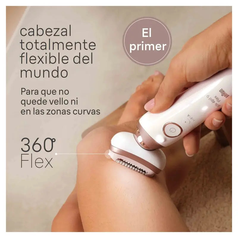 Braun Silk-Épil 9 Flex 9002, Elektrischer Epilierer für Damen