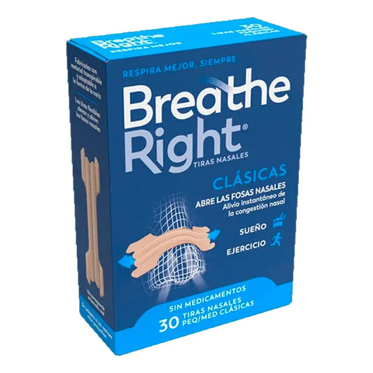 Breathe Right Nasal Strip Farbe Small-Medium Größe 30 Stück
