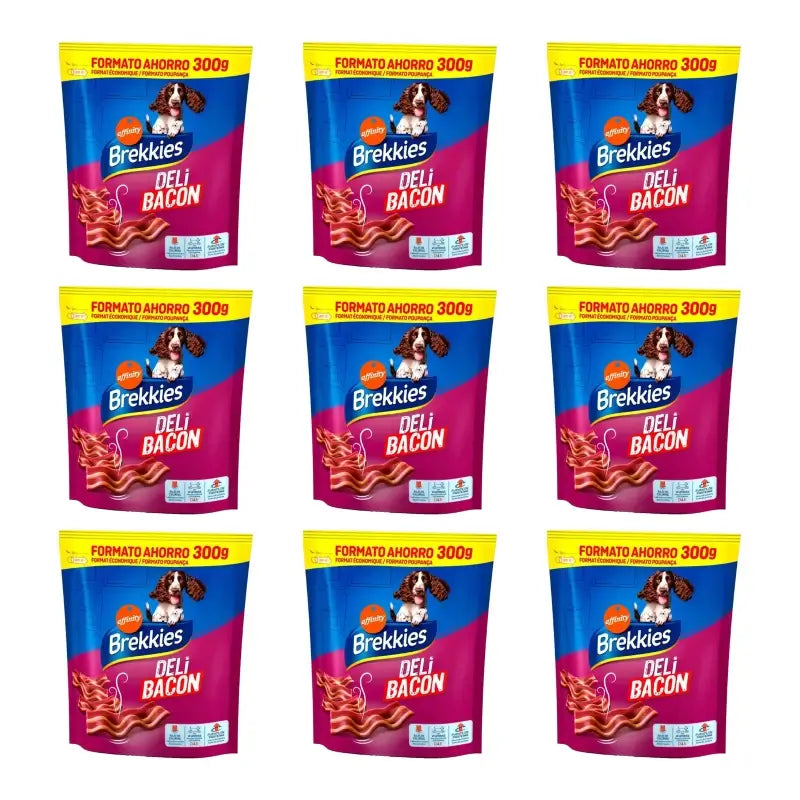Brekkies DeliBacon, 300 g, 9er-Pack