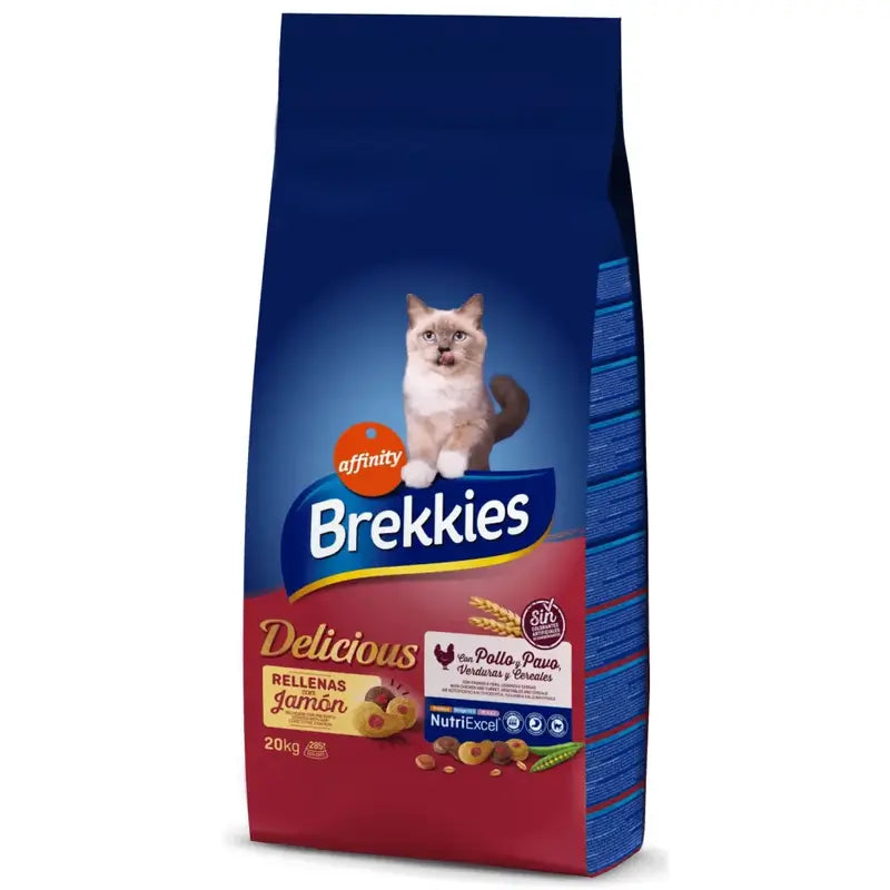 Brekkies Katzenfutter „Delicious Aves“, 20 kg