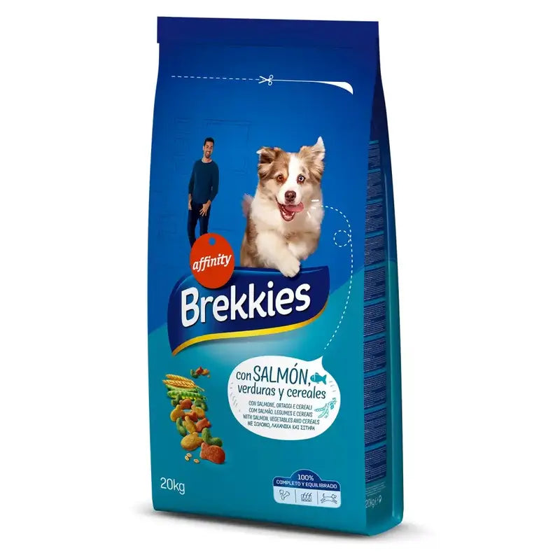 Brekkies Hundefutter mit Lachs, 20 kg