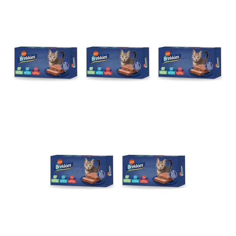 Brekkies Katzenfutter in Bechern, 100 g, 5er-Pack