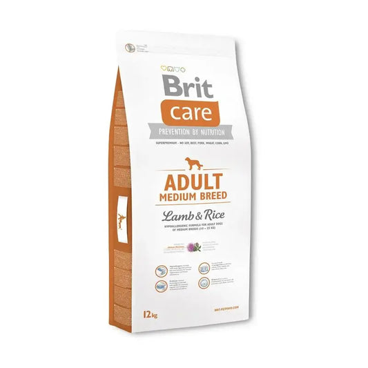 Brit Care Adult Medium Breed Lamm-Reis 12Kg für Hunde