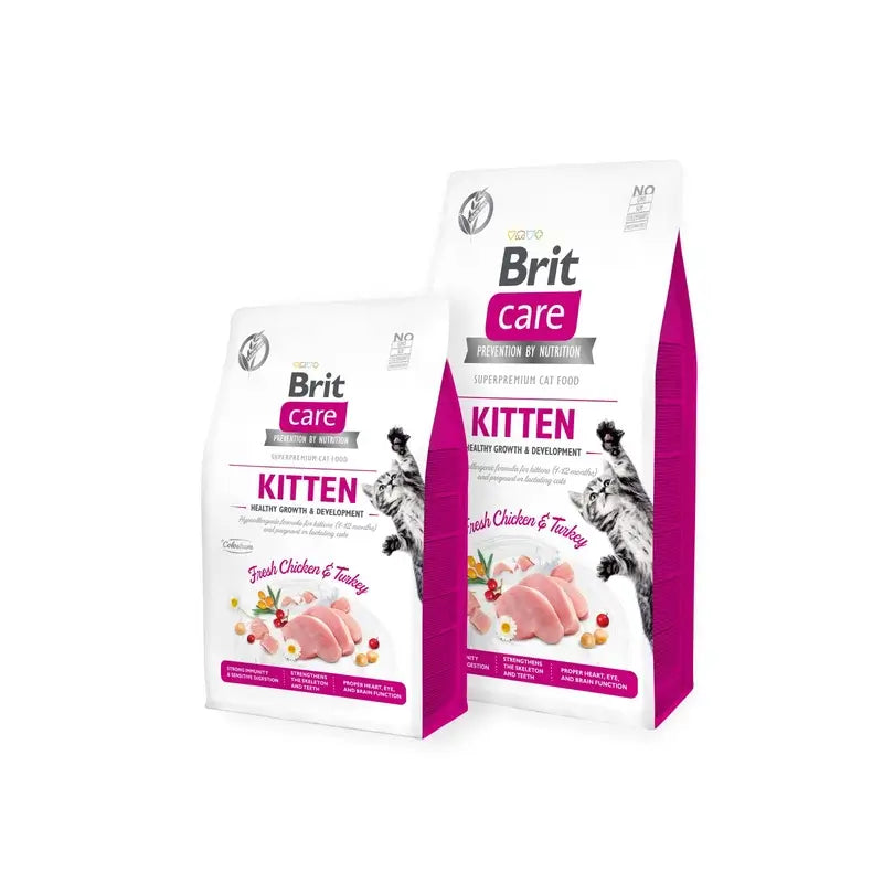 Brit Care Cat Grain Free Kitten Healthy Growth 400 Gramm