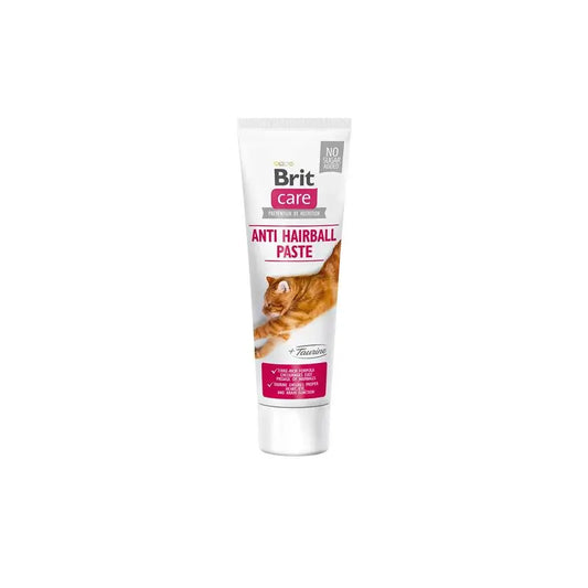 Brit Care Cat Anti Hairball Paste mit Taurin 100Gr für Katzen