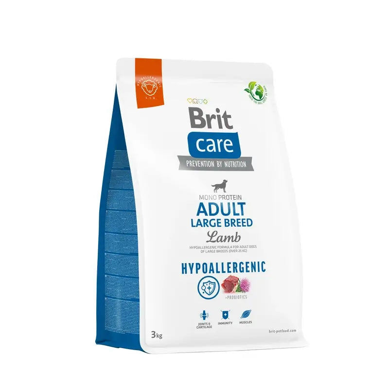 Brit Care Dog Adult Hypoallergenic für große Rassen – Lamm 3 kg