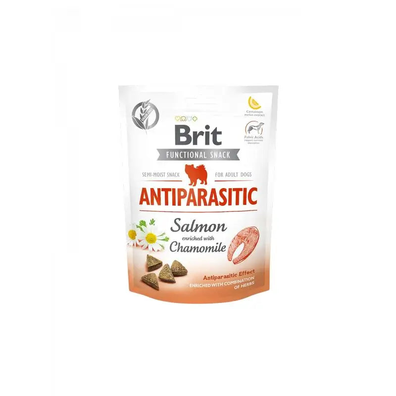 Brit Care Dog Funktioneller Snack Antiparasitärer Lachs 150Gr für Hunde