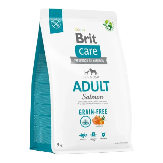 Brit Care Dog Grain Free Adult für große Rassen mit Lachs 3 kg