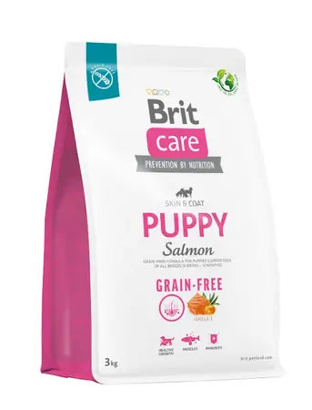 Brit Care Dog Grain Free Junior für große Rassen mit Lachs 3 kg