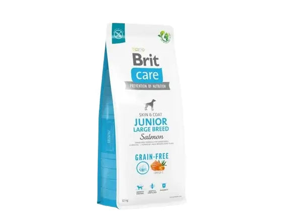 Brit Care Dog Grain Free Junior Large Salmon 12Kg für Hunde