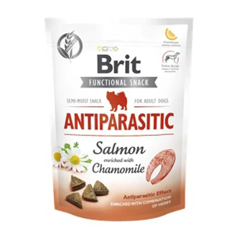 Brit Care Hundesnack gegen Parasiten, Lachs, 10 x 150 g