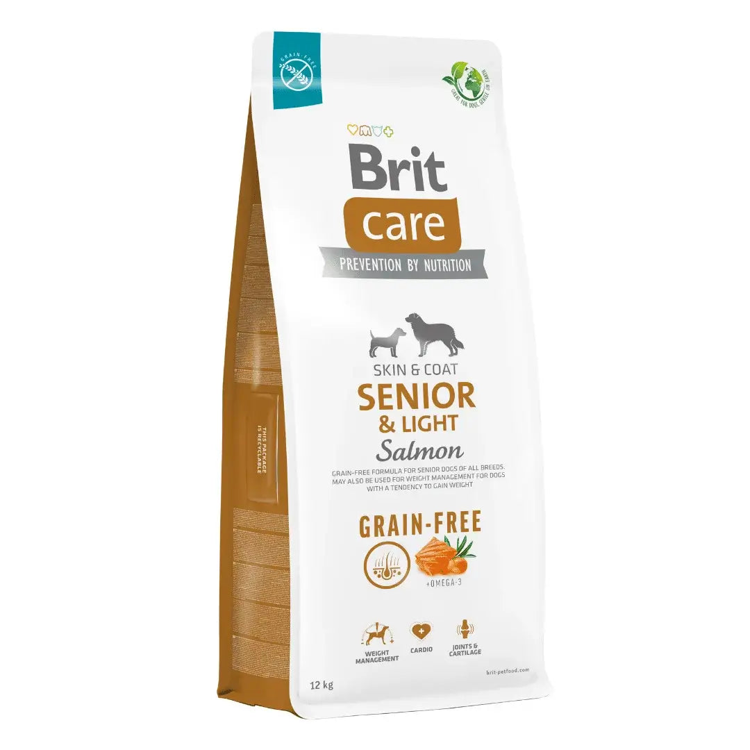 Brit Care Grain Free Senior Light Salmon 12Kg für Hunde