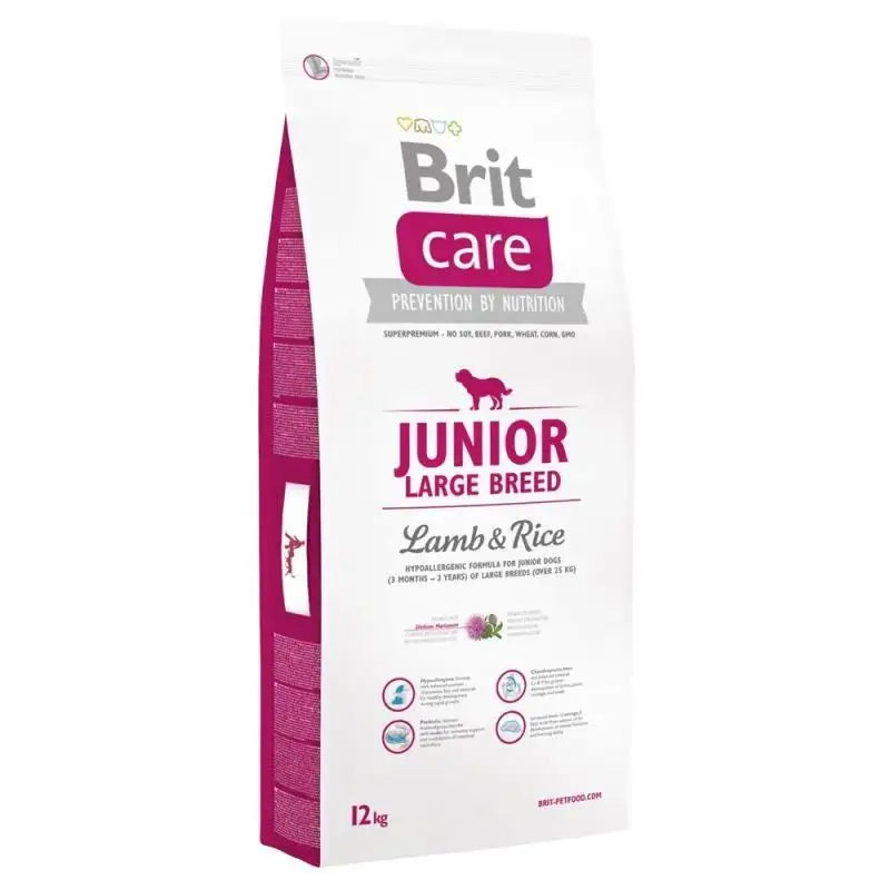 Brit Care Hypoallergenic Junior Large B. Lamm-Reis 12Kg für Hunde