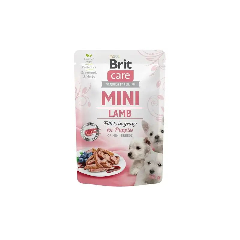 Brit Care Mini Puppy Lammfilets in Soße 24X85Gr für Hunde