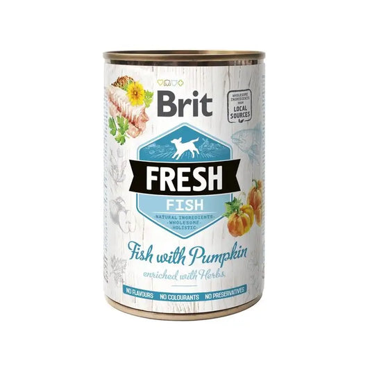 Brit Fresh Fish Kürbis 6X400Gr für Hunde