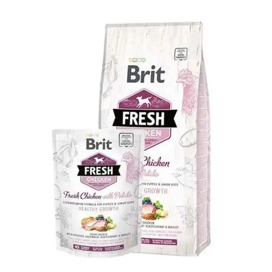 Brit Fresh Puppy Healthy Growth Huhn Kartoffel 2,5Kg für Hunde