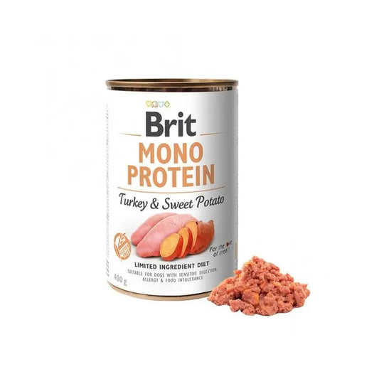 Brit Mono Protein Truthahn 6X400Gr für Hunde
