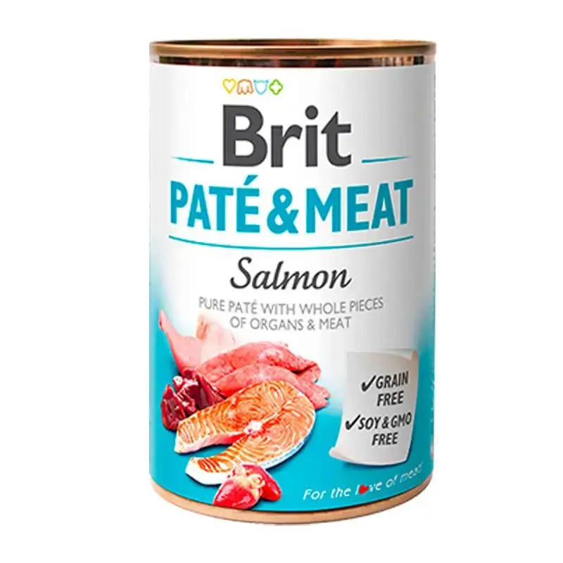 Brit Pastete & Fleisch Lachs 6X400Gr für Hunde