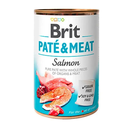 Brit Pastete & Fleisch Lachs 6X400Gr für Hunde