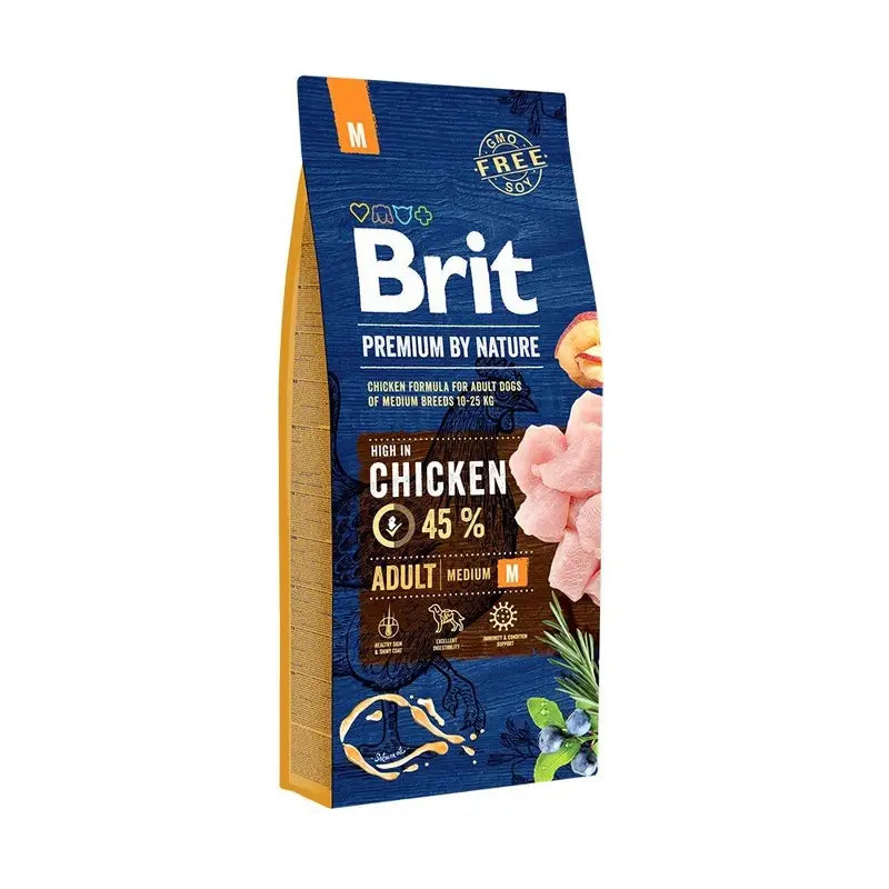 Brit Premium Dog Nature Adult Mittelgroß 15 kg