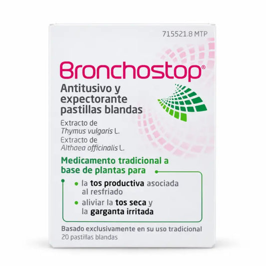 Bronchostop Antitussivum und Expektorans Bronchostop, 20 Soft Tabs