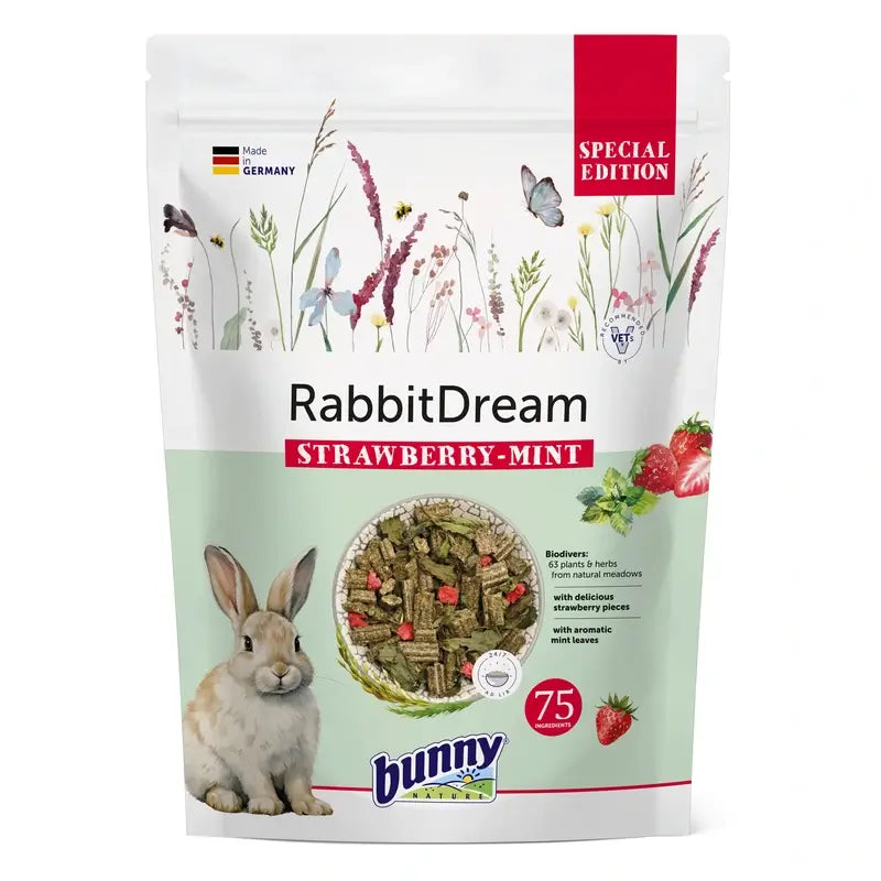 Bunny Rabbit Dream Food Sonderedition Erdbeer-Minze 1,5Kg