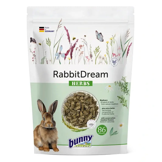 Bunny Zwergkaninchen Kräuter-Traumfutter 600Gr