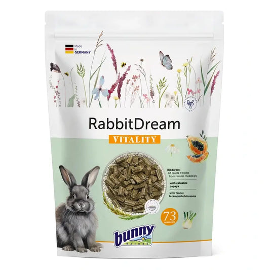 Kaninchen Zwergkaninchen Vitality Schlaf Futter 1,5Kg