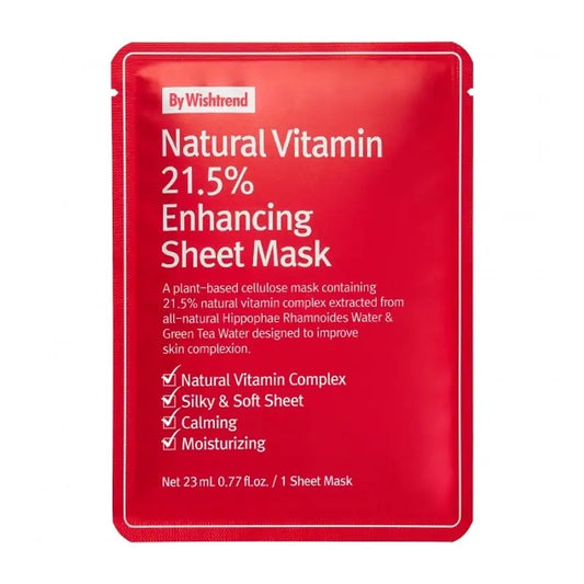 By Wishtrend Natürliche Vitamin 21.5% verbessernde Blattmaske , 23 ml