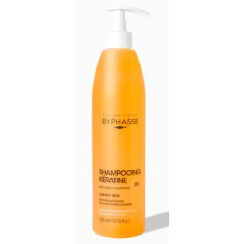 Byphasse Flüssiges Keratin-Shampoo für trockenes Haar, 520 ml