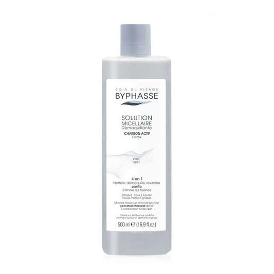 Byphasse Mizellen-Make-up-Entferner-Lösung mit Aktivkohle, 500 ml