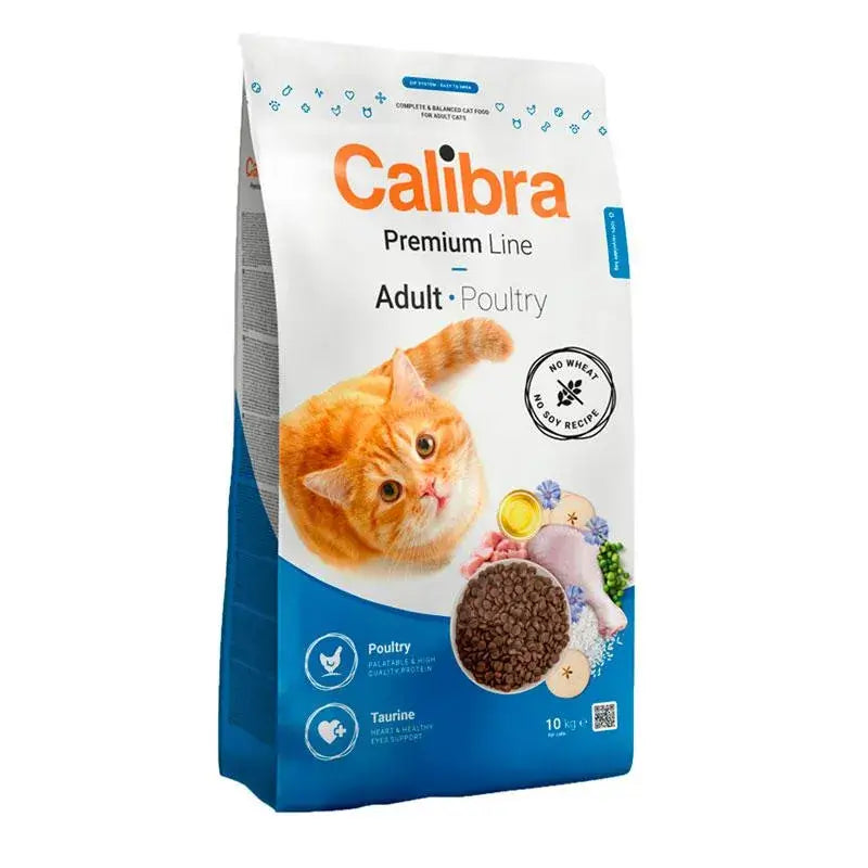 Calibra Calibra Cat Premium für ausgewachsene Katzen – Geflügelfleisch 10 kg
