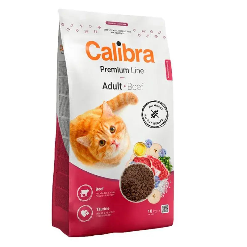 Calibra Calibra Cat Premium für ausgewachsene Katzen – Rindfleisch 10 kg