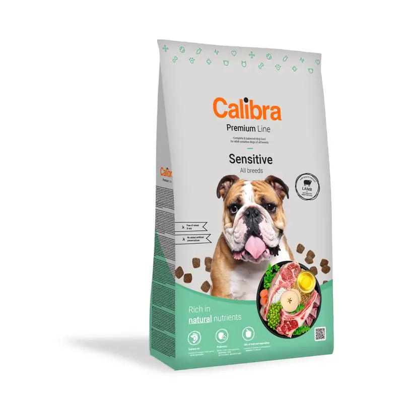 Calibra Calibra Dog Premium Line für ausgewachsene Hunde mit empfindlichem Magen – Lamm 12 kg