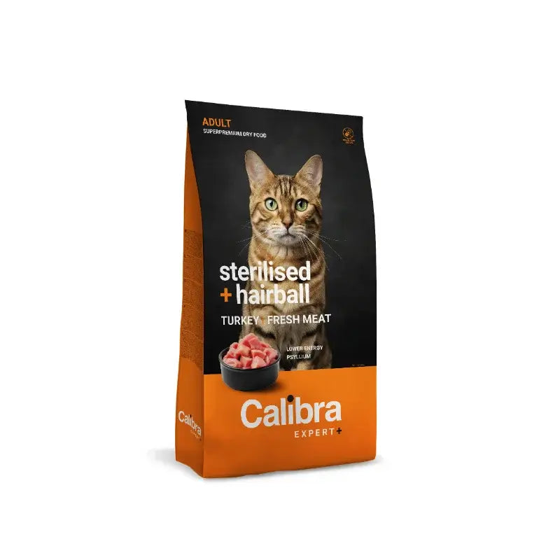 Calibra Cat Expert+ Adult Sterilisiert & Hairball Futter 1.5Kg