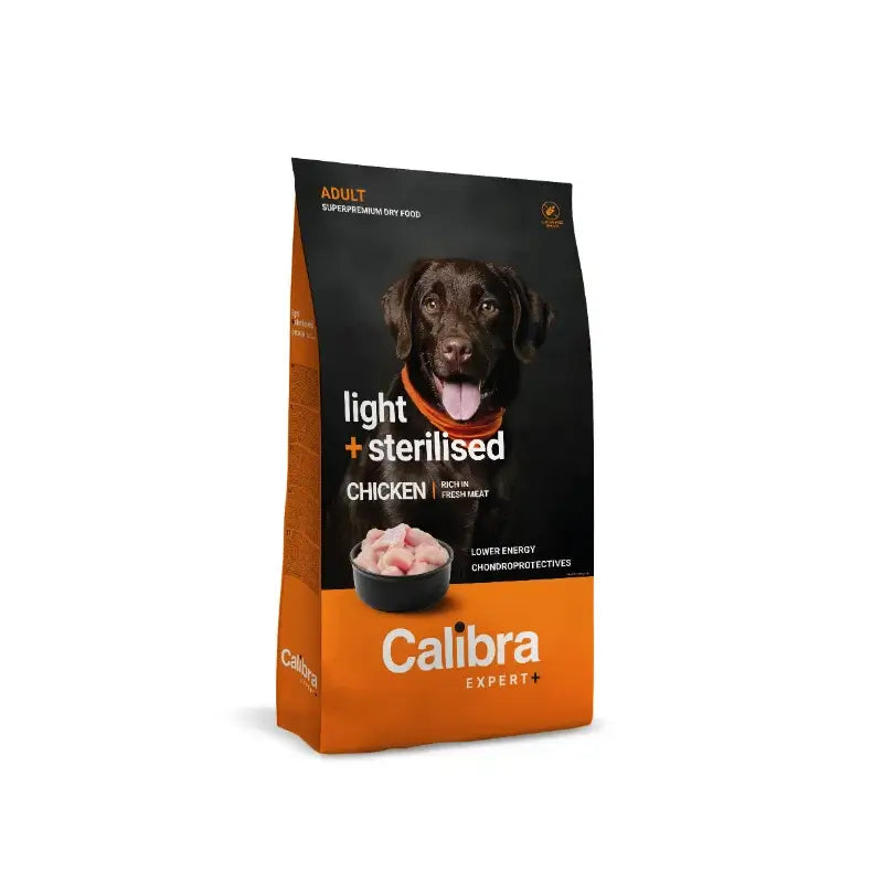 Calibra Dog Expert+ Adult Light & Steril. Hühnerfutter 2Kg