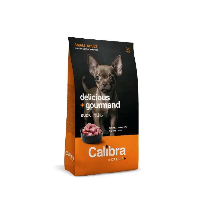 Calibra Dog Expert+ Adult Small Leckerli & Gourm. Futter 1.5Kg