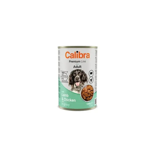 Calibra Dog Premium mit Lamm & Huhn 12X1240G Dose