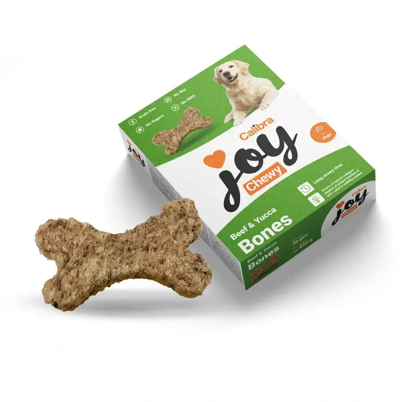 Calibra Joy Dog Chewy Beef Bone & Yucca, 30 Stück x 850 gr.