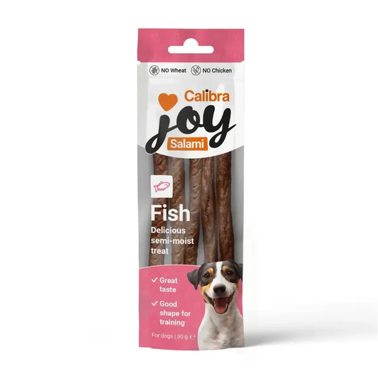 Calibra Joy Dog Salami Fisch, 20 Stück x 30 Gramm